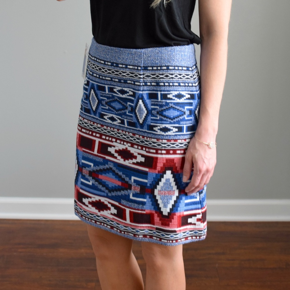 Karen Kane Blair Printed Aline Skirt